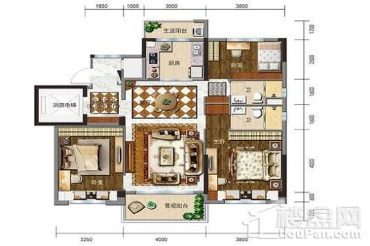城投碧桂园·中央公园户型图